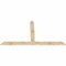 Ekena Millwork Portland Rough Sawn Timber Gable Bracket, Douglas Fir, 96"W x 52"H x 2"D x 6"F, 13/12 Pitch GBW096X52X0206POR00RDF - alternate 5